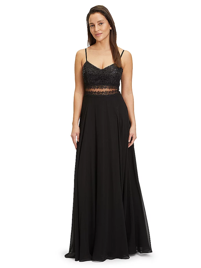 Vera Mont Abendkleid Schwarz 36 4